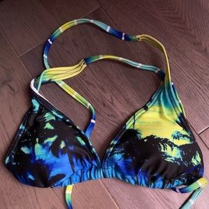 Tropical Triangle Bikini Top
